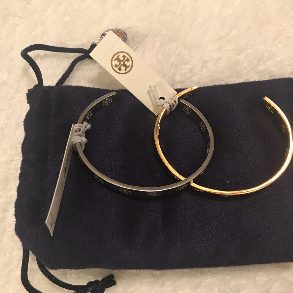 🎊SALE 🎊2 Tory Burch  Pierced Cuffs - Picture 3 of 7
